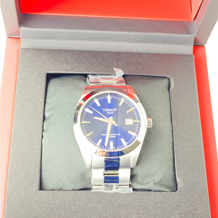 Tissot Gentleman Powermatic 80 Silicium Blau 40