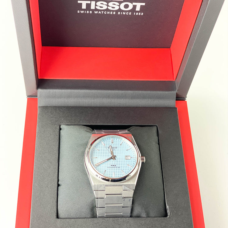 Tissot PRX Powermatic 80 Babyblau 40mm