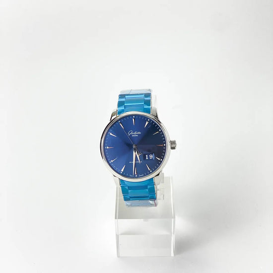 Senator Excellence Panorama Blue Dial 42mm - Duci Watches