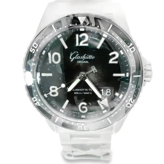 Glashütte Original SeaQ Panoramadatum Panorama Date Black Dial 43mm