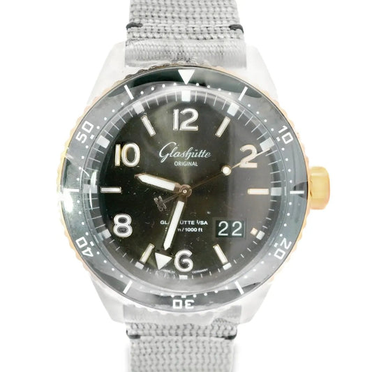 Glashütte Original SeaQ Panoramadatum Panorama Date 43mm Bicolor - Duci Watches