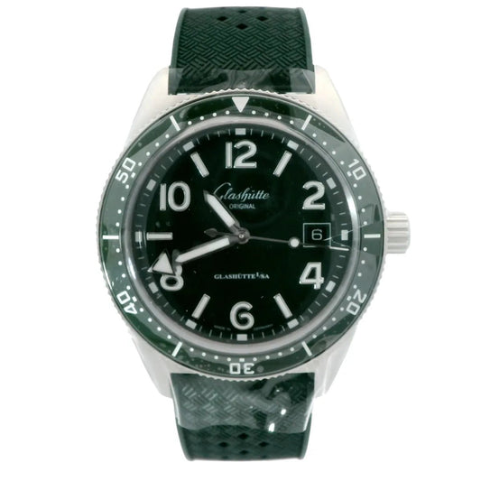 Glashütte Original SeaQ Green Dial 39,5mm - Duci Watches