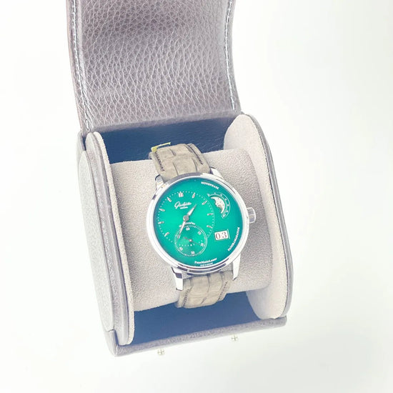 PanoMaticLunar Green 40mm - Duci Watches