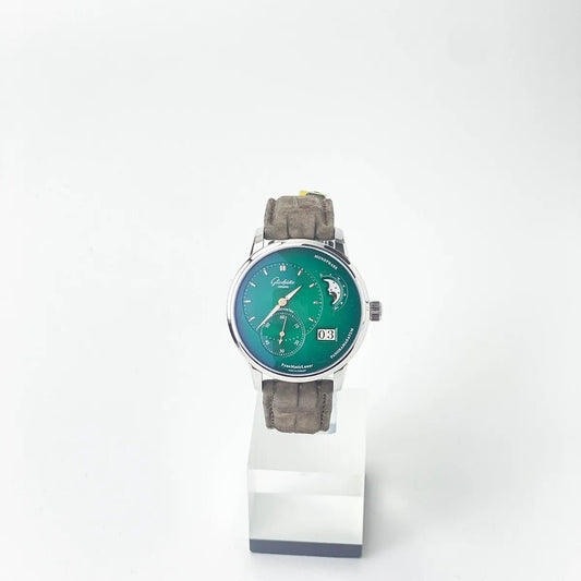 PanoMaticLunar Green 40mm - Duci Watches