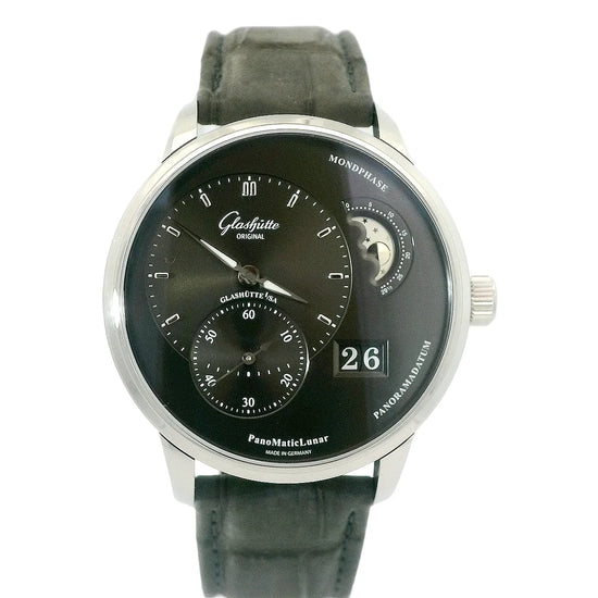 PanoMaticLunar Black Dial 40mm - Duci Watches