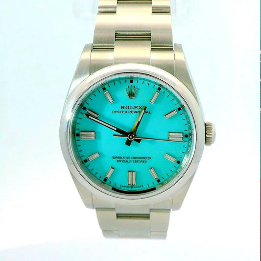 Rolex Oyster Perpetual 36 Tiffany Full Set