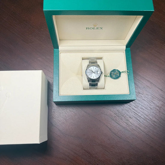 Rolex Datejust 36 Siver Dial Full SET - Duci Watches