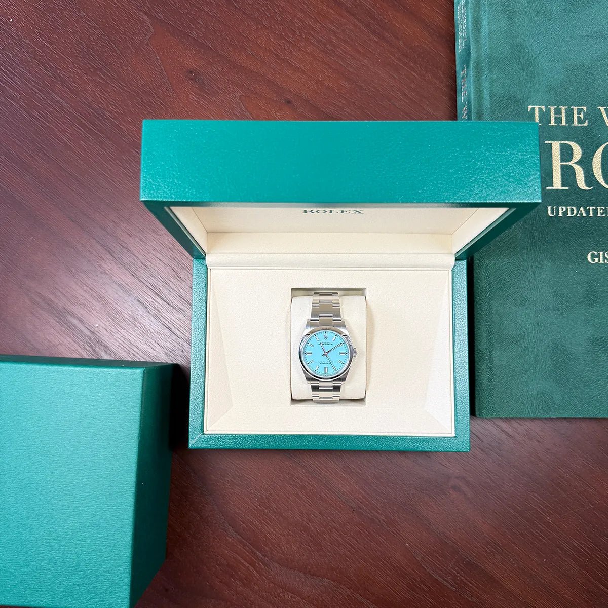 Rolex Oyster Perpetual 36 Tiffany Full Set - Duci Watches