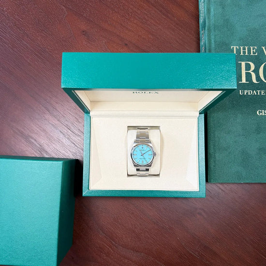 Rolex Oyster Perpetual 36 Tiffany Full Set - Duci Watches