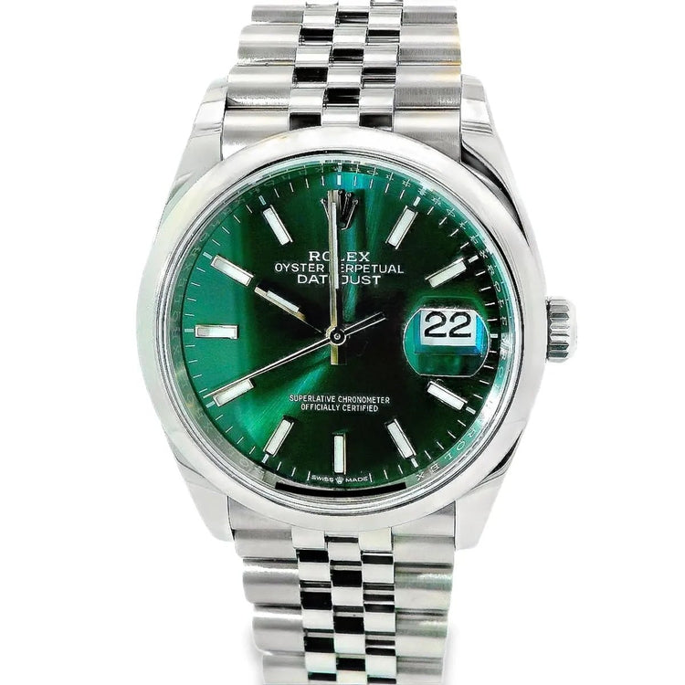 Rolex Datejust 36 Mint Green - Duci Watches