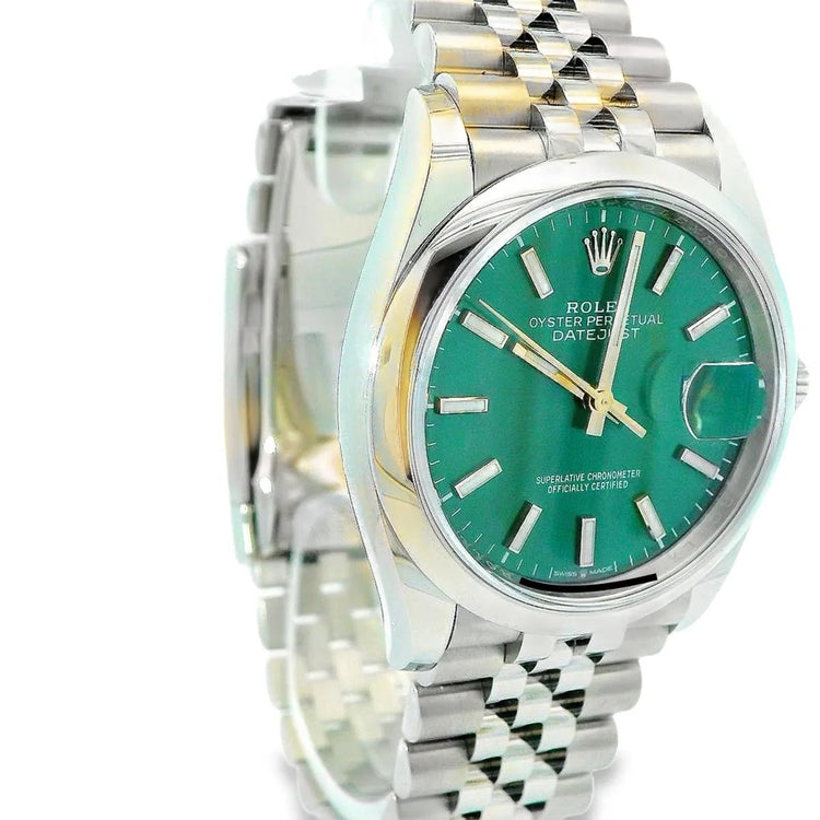 Rolex Datejust 36 Mint Green - Duci Watches