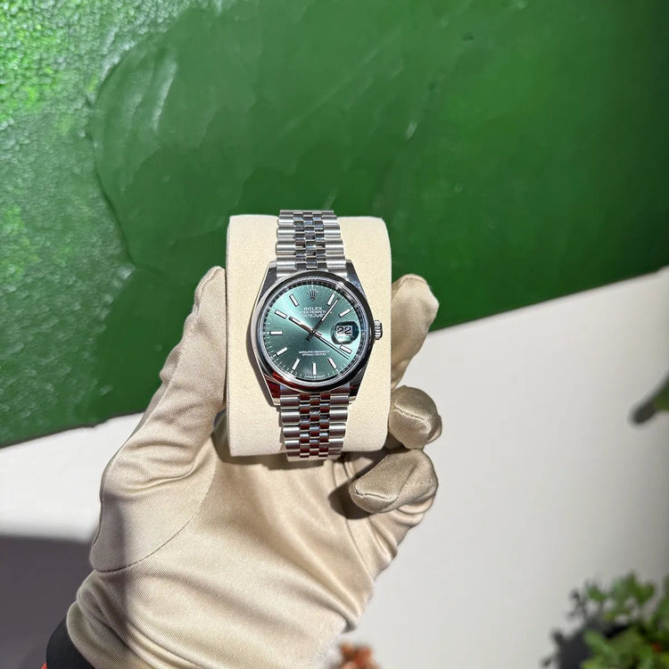 Rolex Datejust 36 Mint Green - Duci Watches