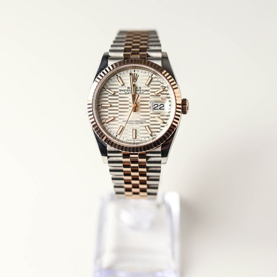 Datejust Rosegold Riffelmuster 36 - Duci Watches