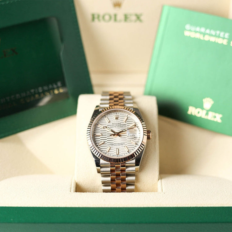 Datejust Rosegold Riffelmuster 36 - Duci Watches