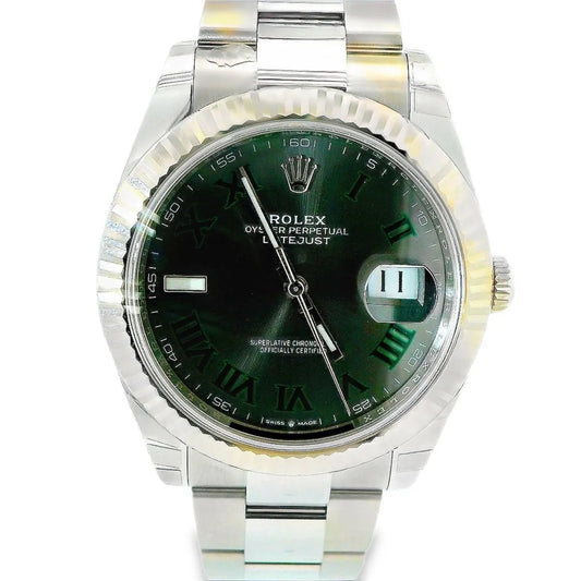 Rolex Datejust 41 Wimbledon Oyster Bracelet Full Set - Duci Watches
