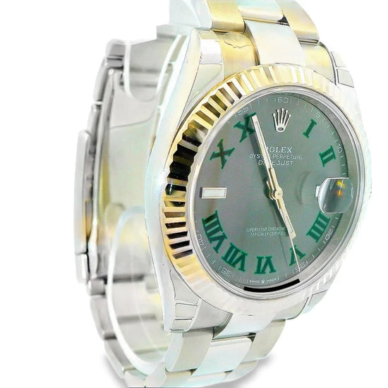 Rolex Datejust 41 Wimbledon Oyster Bracelet Full Set - Duci Watches