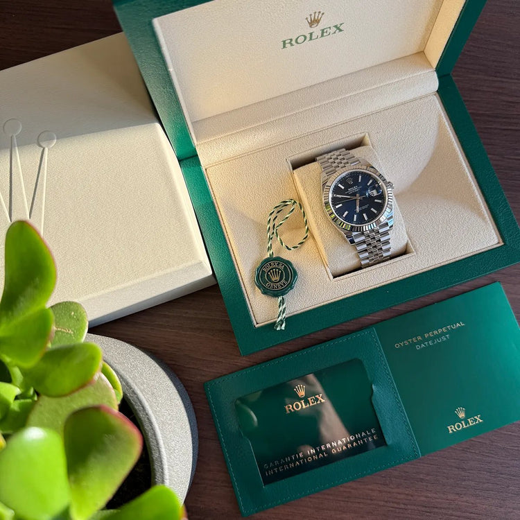 Rolex Datejust 41 blue 41mm - Duci Watches