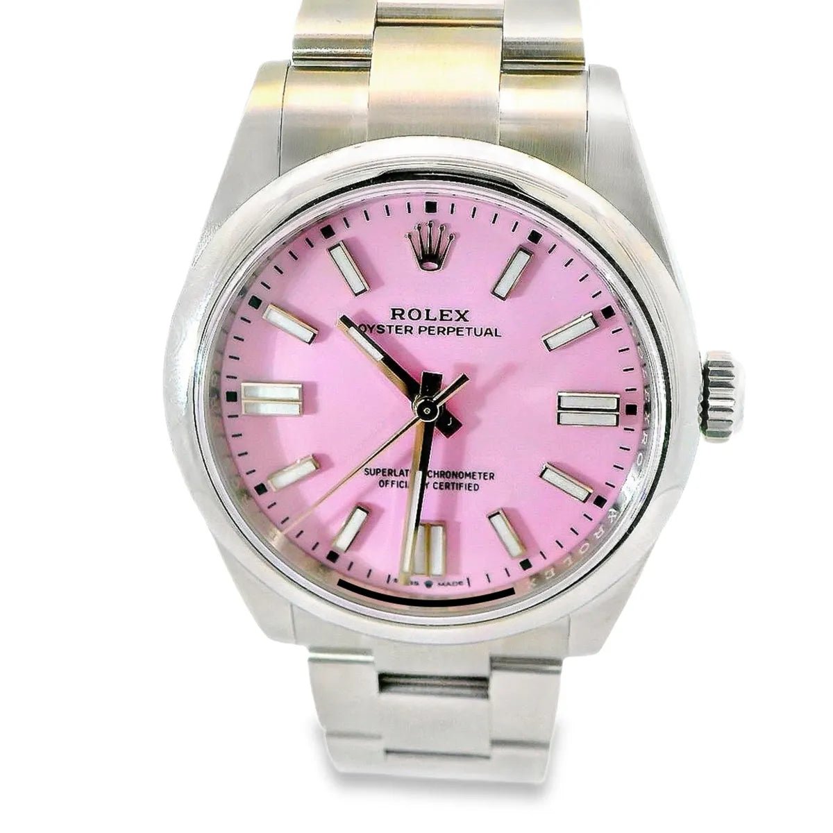 Rolex Oyster Perpetual LC 100 Candy Pink - Duci Watches