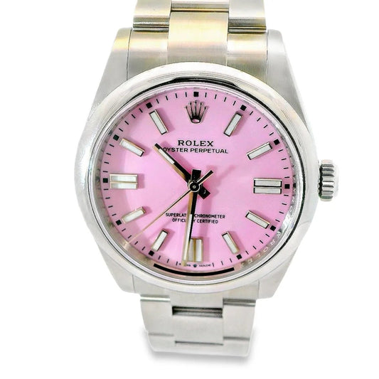 Rolex Oyster Perpetual LC 100 Candy Pink - Duci Watches