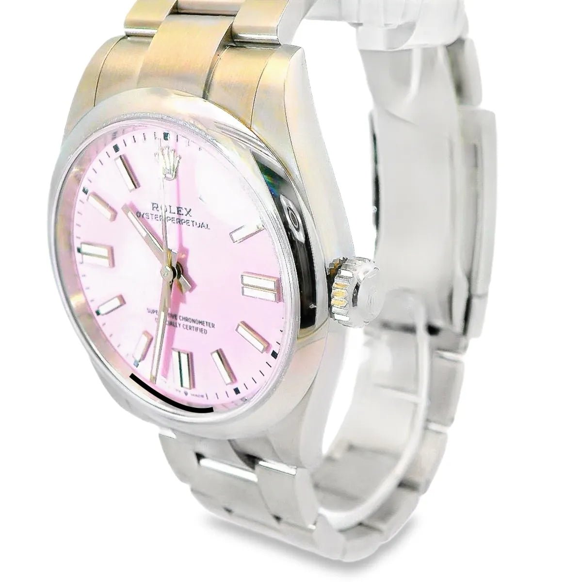 Rolex Oyster Perpetual LC 100 Candy Pink - Duci Watches