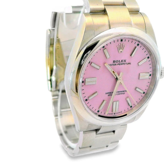 Rolex Oyster Perpetual LC 100 Candy Pink - Duci Watches