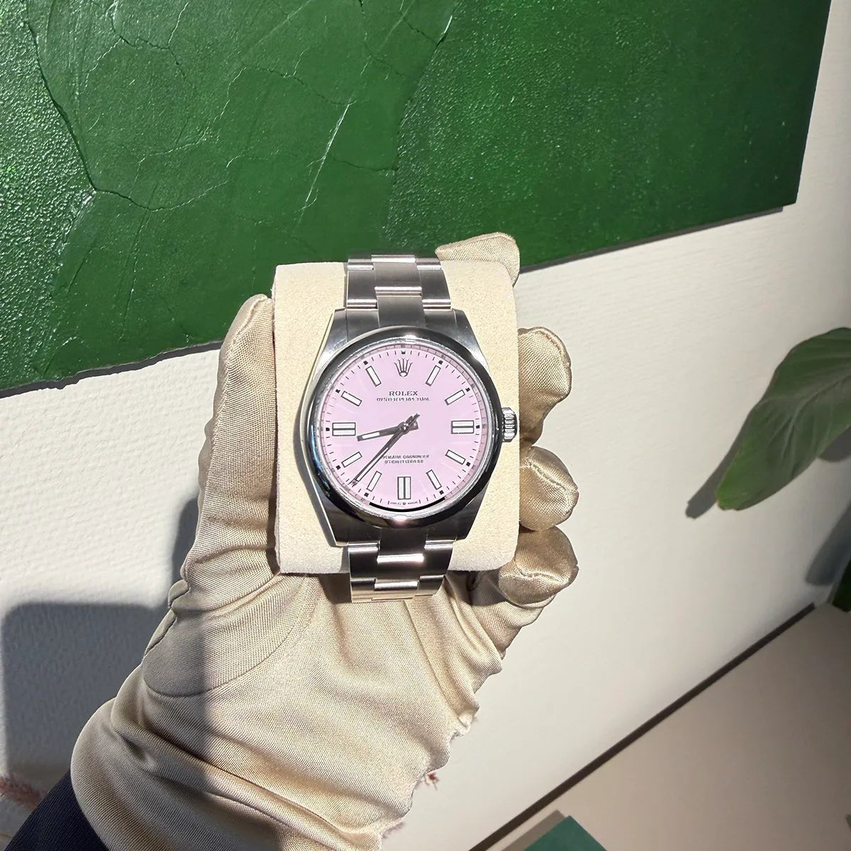 Rolex Oyster Perpetual LC 100 Candy Pink - Duci Watches