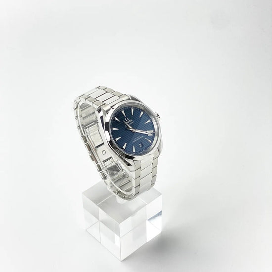 Seamaster Aqua Terra Master Chronometer Blue Dial 38mm - Duci Watches