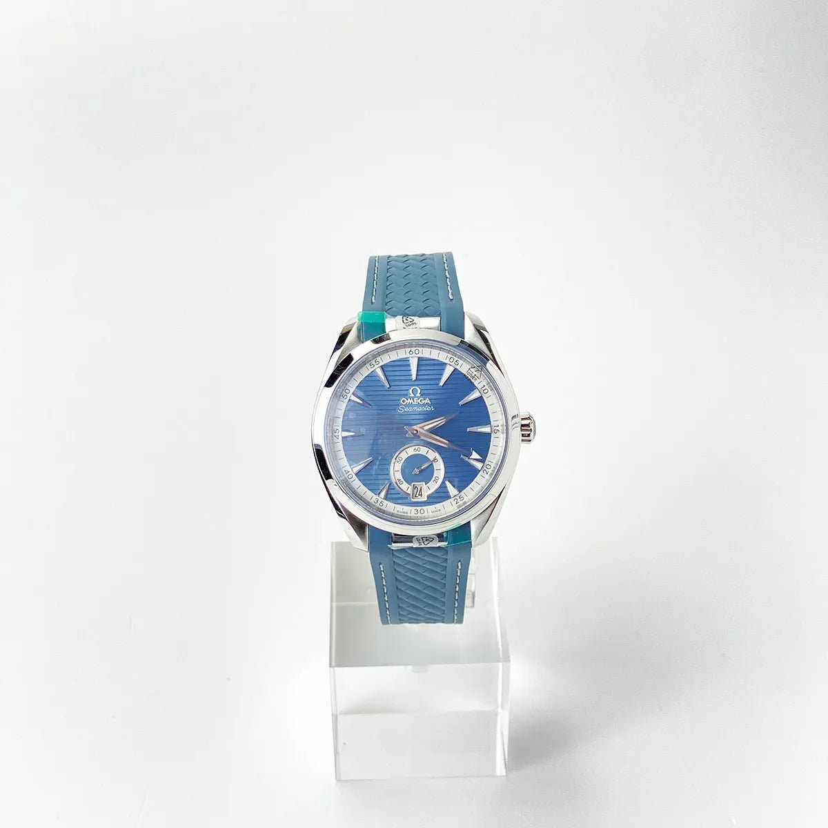 Seamaster Aqua Terra 150m Small Seconds 41 mm Blue Dial - Duci Watches