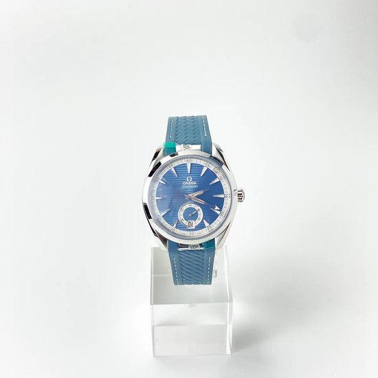 Seamaster Aqua Terra 150m Small Seconds 41 mm Blue Dial - Duci Watches