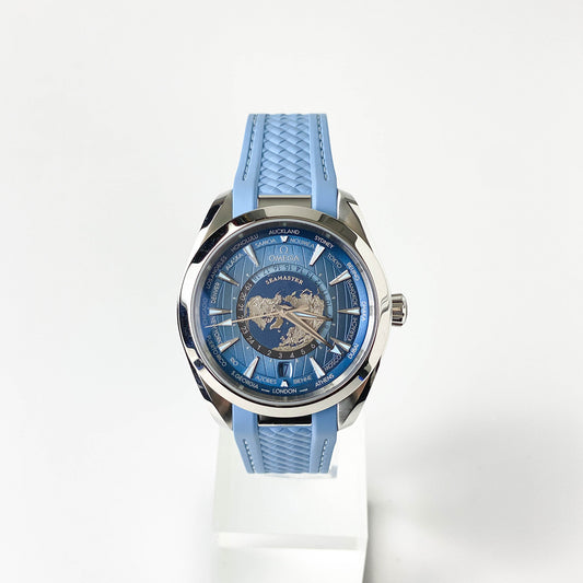 Seamaster Aqua Terra 150m GMT Summer Blue 75th