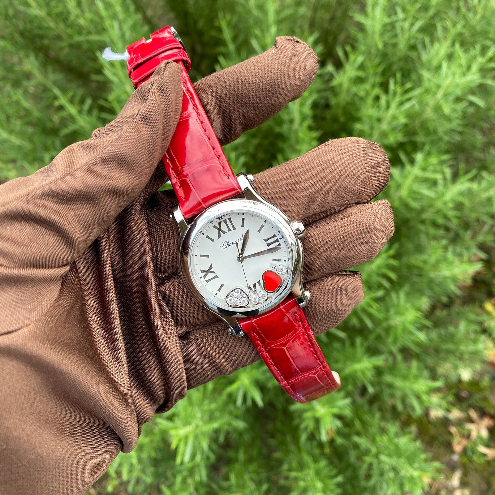 Chopard Happy Sports "Happy Hearts" Quartz Weiß 36mm