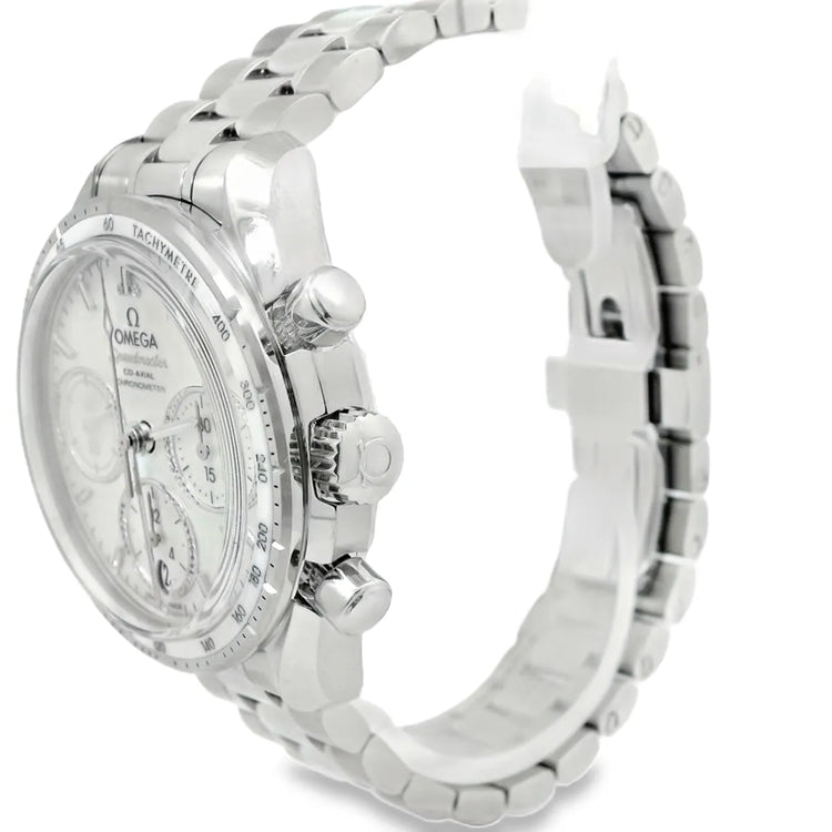 Omega Speedmaster 38 Chronograph Co - axial MOP DIal - Duci Watches
