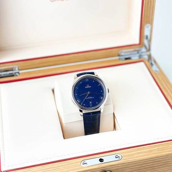 De Ville Co-Axial Master Chronometer Blue Dial 40mm - Duci Watches