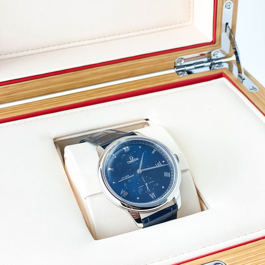 De Ville Prestige Master Chronometer Small Seconds 41 Ville Prestige Blue Dial