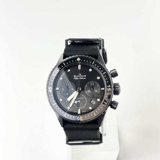 Blancpain Fifty Fathoms Bathyscaphe Flyback 43mm Keramik Nato