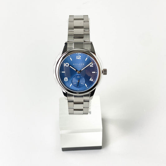 Nomos Club Automatic Blue Dial Stainless Men's Watch