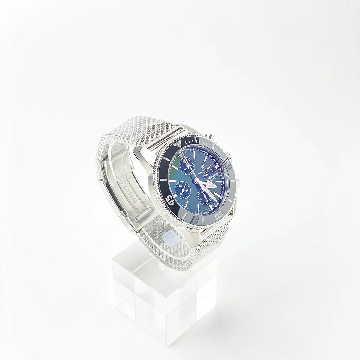 Superocean Heritage Chronograph 44 Green Dial - Duci Watches