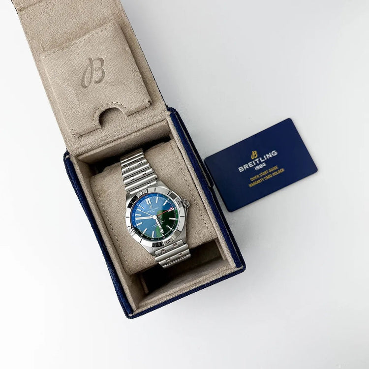 Chronomat GMT 40mm green - Duci Watches