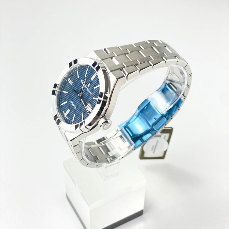 Aikon Automatic 42 Blue with interchangeable strap (leather)