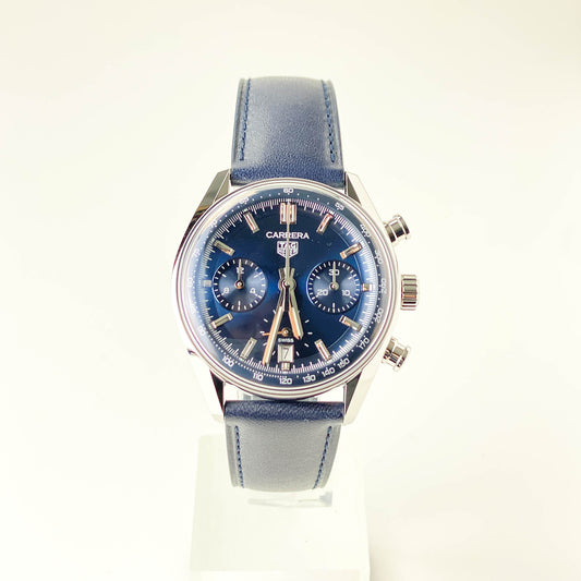 Tag Heuer Carrera Chronograph Automatic 39 Mm Blau