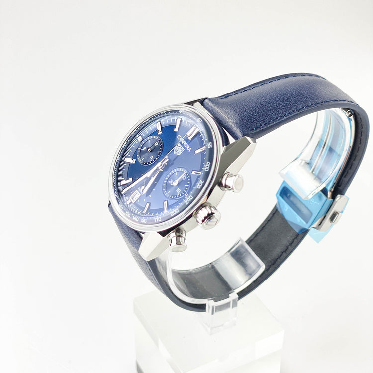 Carrera Chronograph Automatic 39 Mm Blau