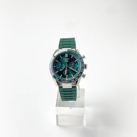 Carrera Chronograph 44mm Green - Duci Watches