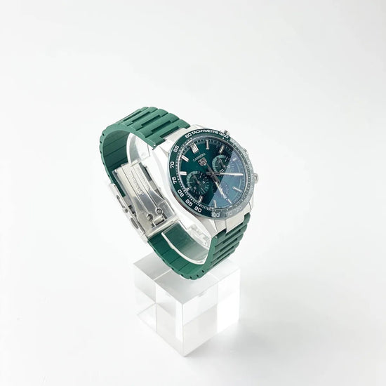 Carrera Chronograph 44mm Green - Duci Watches