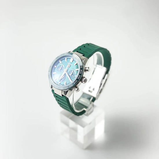 Carrera Chronograph 44mm Green - Duci Watches