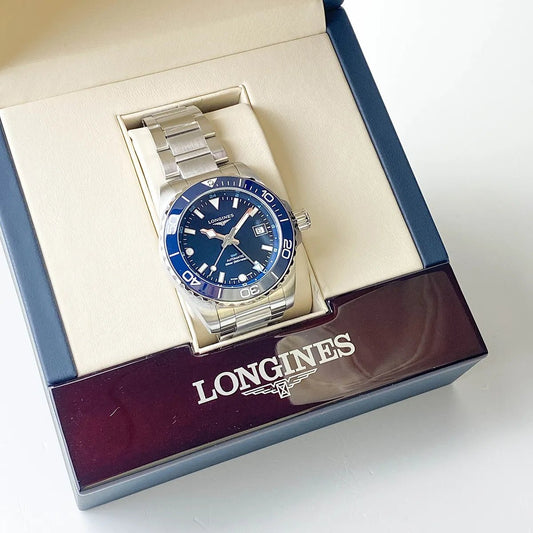 HydroConquest Gmt Blue Dial 41mm - Duci Watches