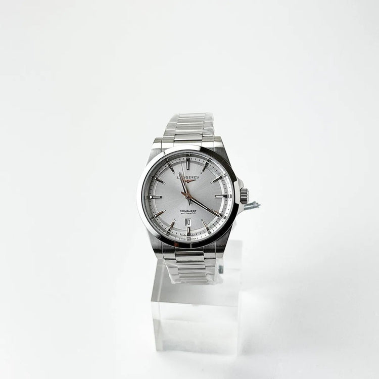 Conquest Automatic 41 Mm Silver Dial - Duci Watches