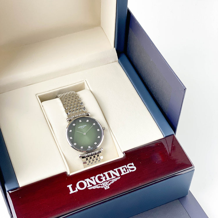 La Grande Classique De Longines Quartz Green Dial 29