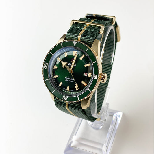 Rado Captain Cook Automatic Grün Bronze 42