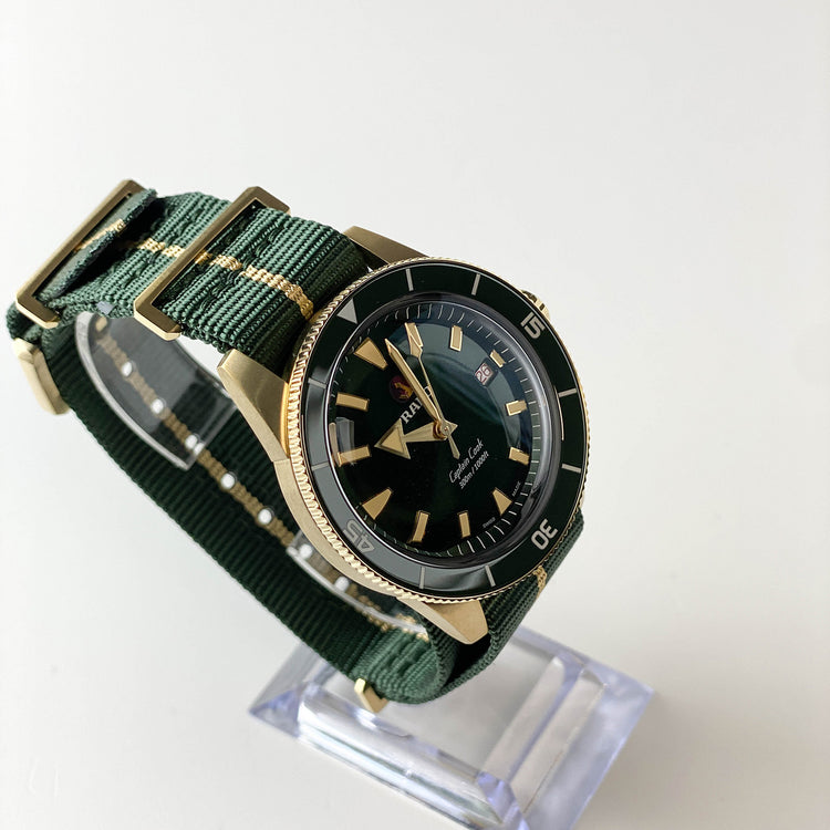 Captain Cook Automatic Green Bronze 42