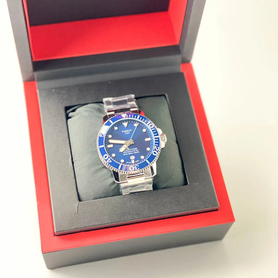 Seastar 1000 Powermatic 80 Automatic Blue Dial - Duci Watches